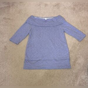 Zenergy BY Chico’s Size 2 denim color 3/4 sleeve top